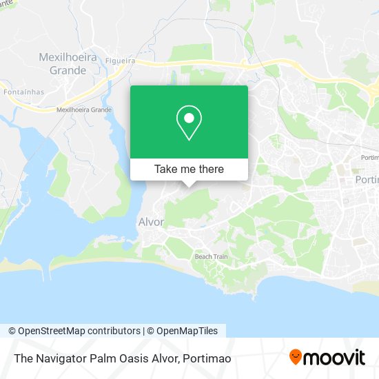 The Navigator Palm Oasis Alvor mapa