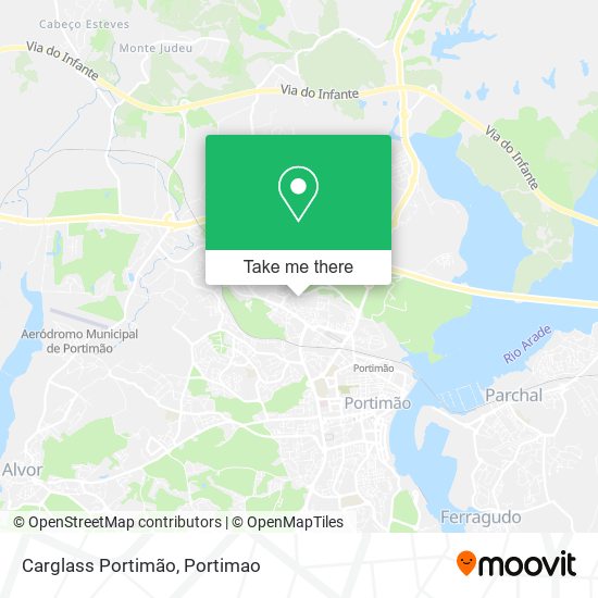 Carglass Portimão mapa