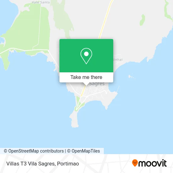 Villas T3 Vila Sagres map