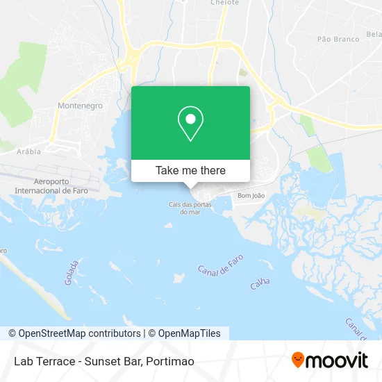 Lab Terrace - Sunset Bar map