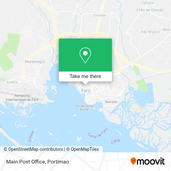 Main Post Office map