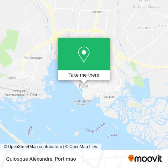 Quiosque Alexandre map