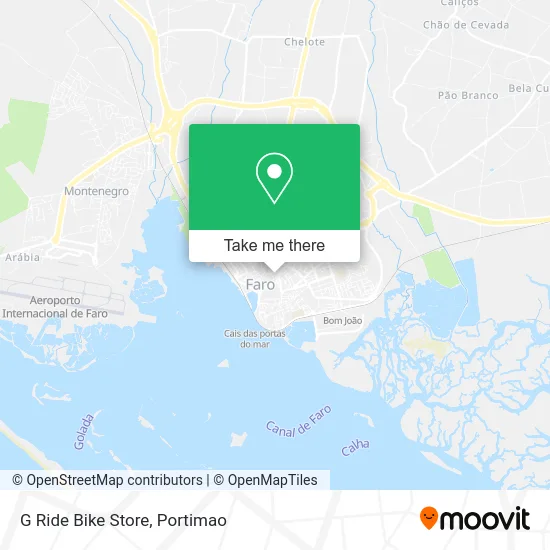 G Ride Bike Store map