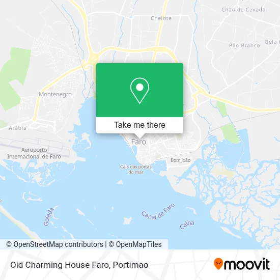 Old Charming House Faro map