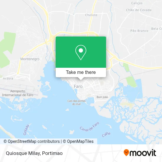 Quiosque Milay map