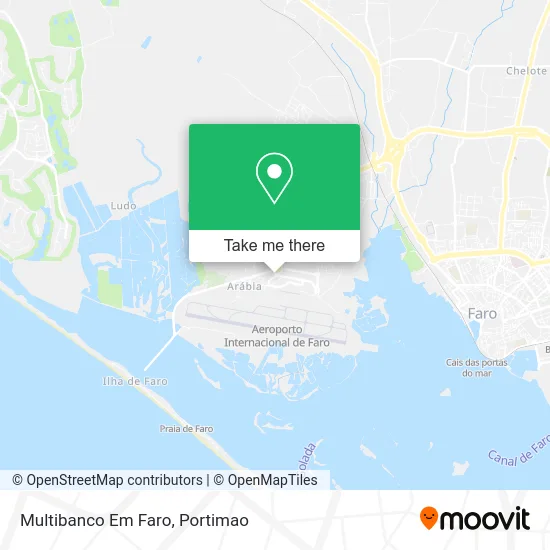 Multibanco Em Faro map