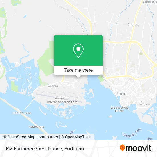 Ria Formosa Guest House map