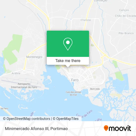 Minimercado Afonso III map