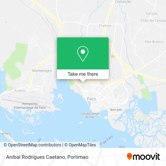 Aníbal Rodrigues Caetano map