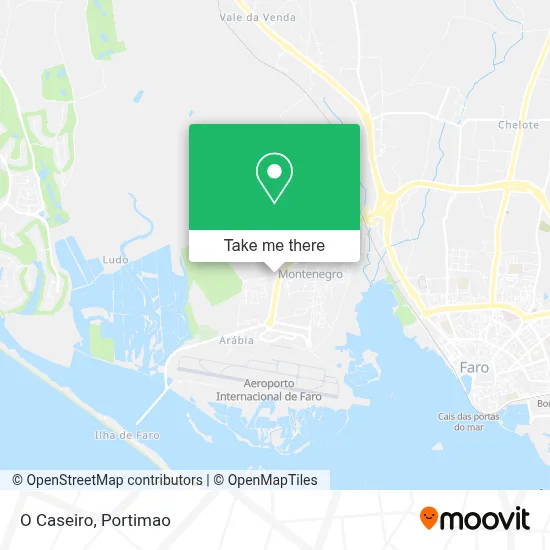 O Caseiro map