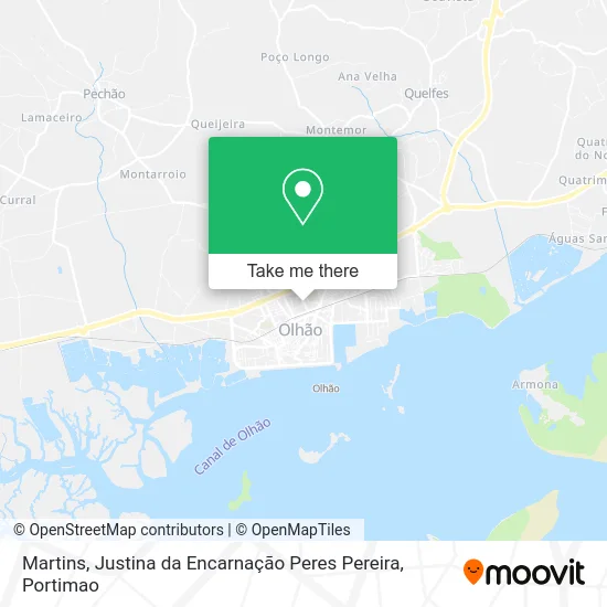 Martins, Justina da Encarnação Peres Pereira map