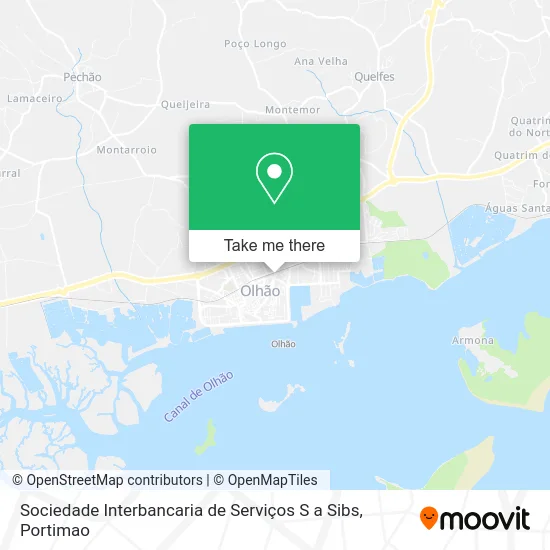 Sociedade Interbancaria de Serviços S a Sibs map