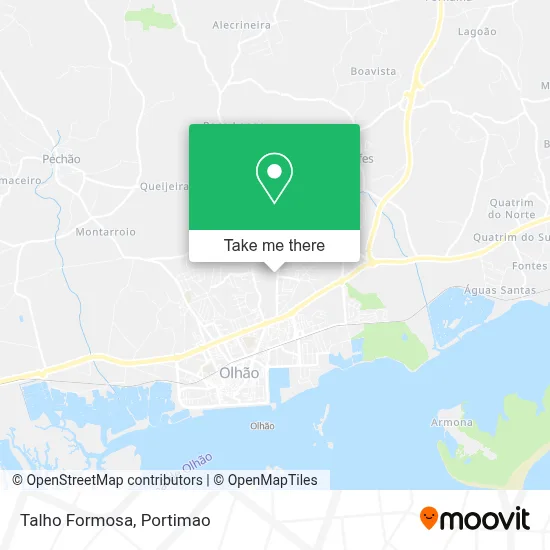 Talho Formosa map