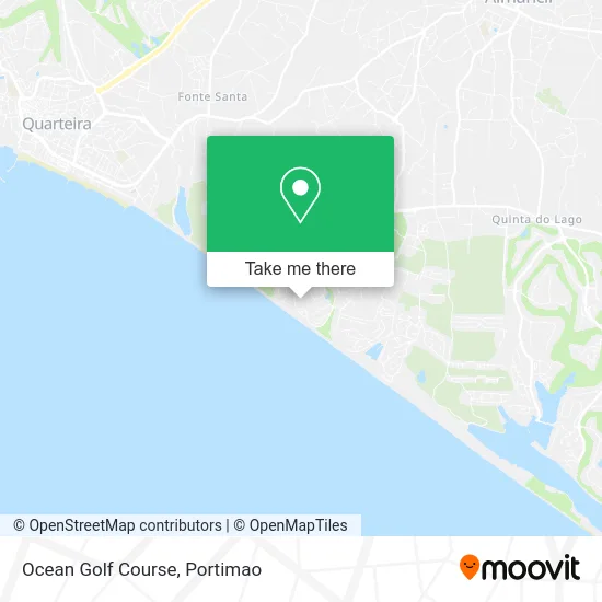 Ocean Golf Course map