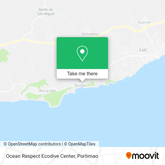 Ocean Respect Ecodive Center map
