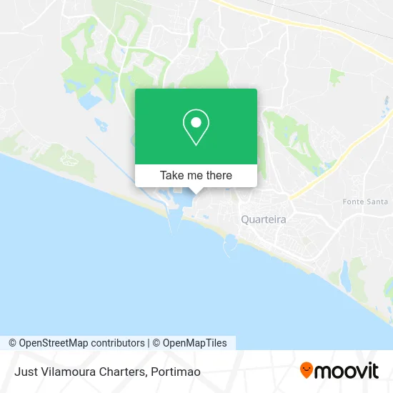 Just Vilamoura Charters map