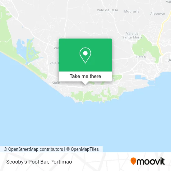 Scooby's Pool Bar map