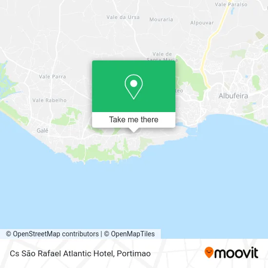 Cs São Rafael Atlantic Hotel map