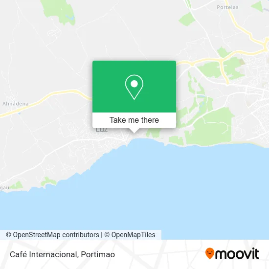 Café Internacional map
