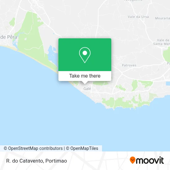 R. do Catavento map