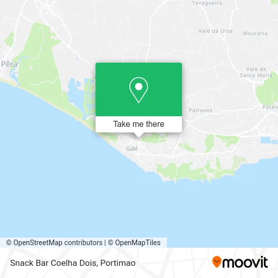 Snack Bar Coelha Dois map