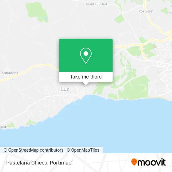 Pastelaria Chicca map