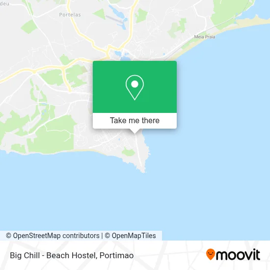 Big Chill - Beach Hostel map