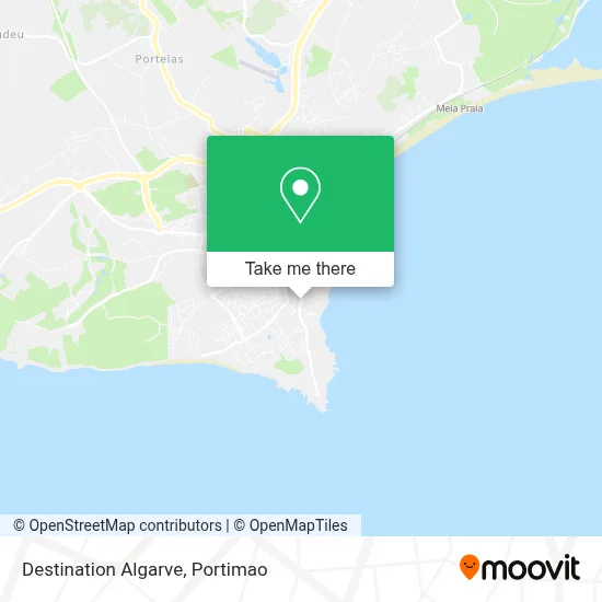 Destination Algarve map
