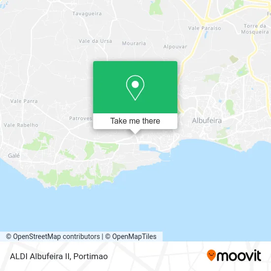 ALDI Albufeira II map