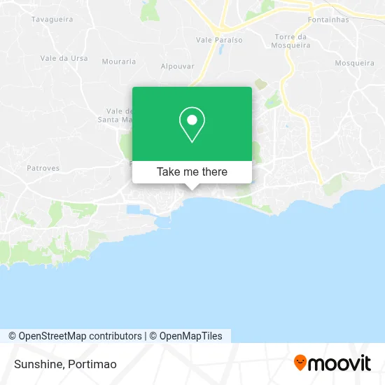 Sunshine map