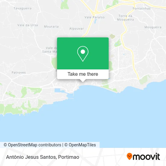 Antônio Jesus Santos map