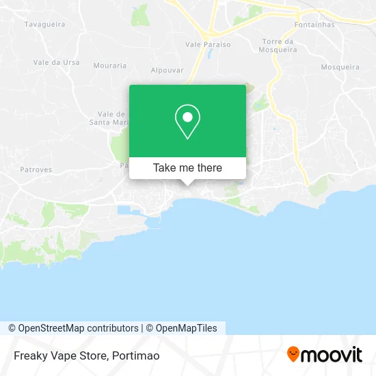 Freaky Vape Store map