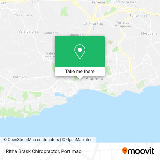 Ritha Brask Chiropractor map