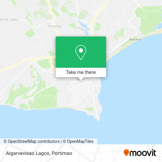 Algarvevisao Lagos map
