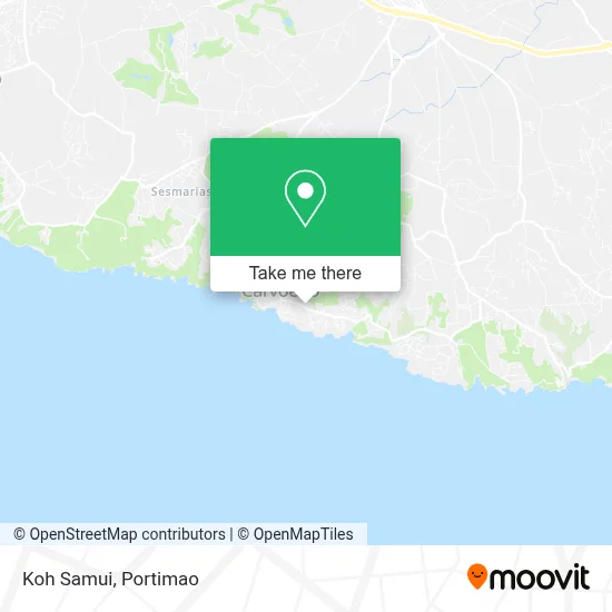 Koh Samui map