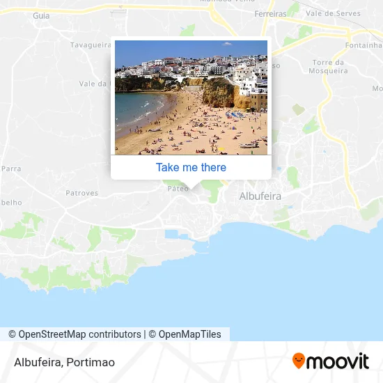 Albufeira map