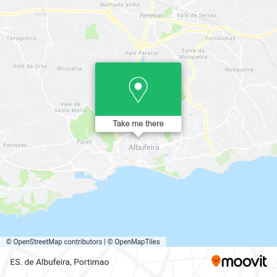 ES. de Albufeira map