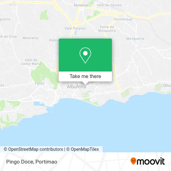 Pingo Doce map