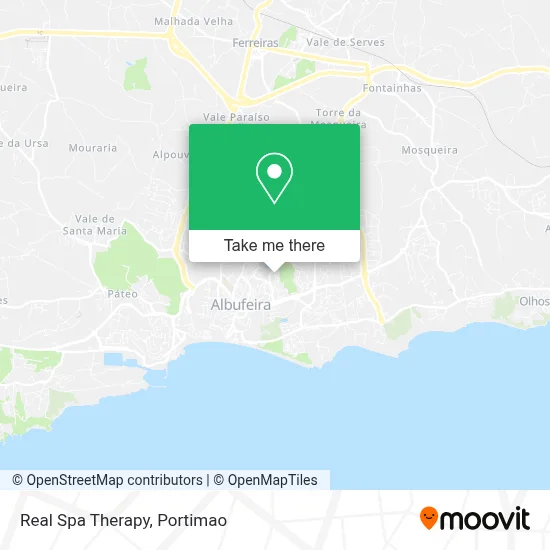 Real Spa Therapy map