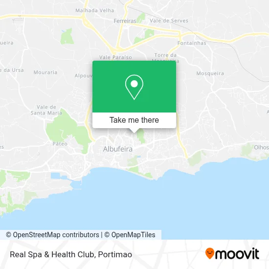 Real Spa & Health Club map