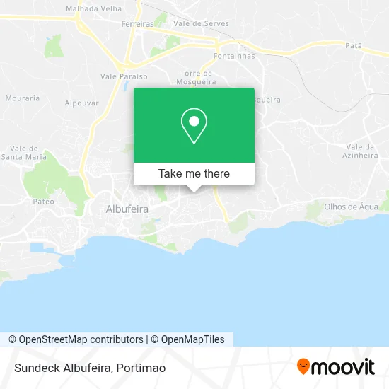 Sundeck Albufeira map