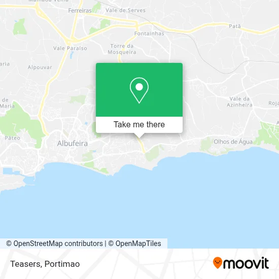 Teasers map