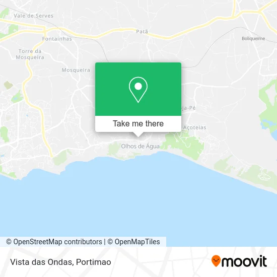 Vista das Ondas map