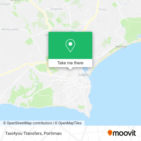Taxi4you Transfers map