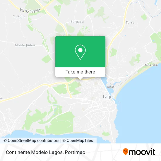 Continente Modelo Lagos map