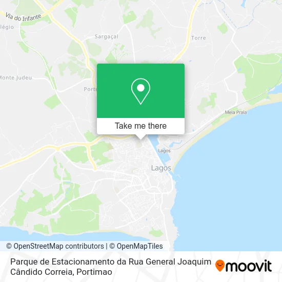 Parque de Estacionamento da Rua General Joaquim Cândido Correia map