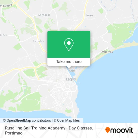 Rusailing Sail Training Academy - Day Classes map
