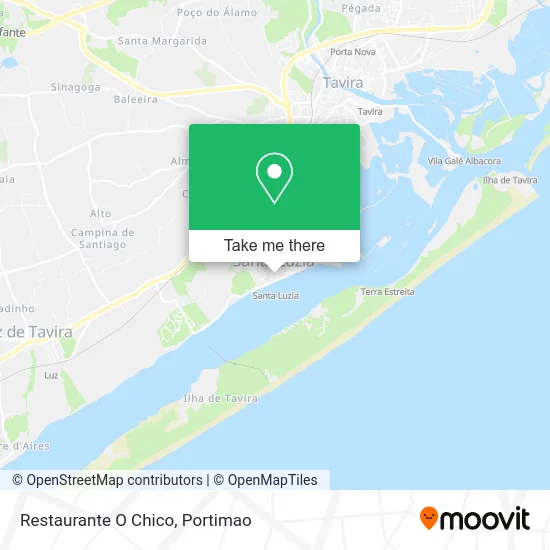 Restaurante O Chico map