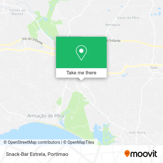 Snack-Bar Estrela map