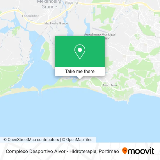 Complexo Desportivo Alvor - Hidroterapia map